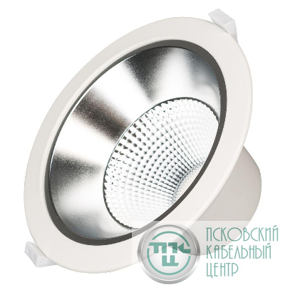Светильник светодиодный LTD-LEGEND-R175-20W Warm3000 WH 50 deg IP20 металл Arlight 025143(1)