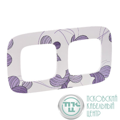 Рамка 2-м Valena Allure универсальная флора Leg 754362