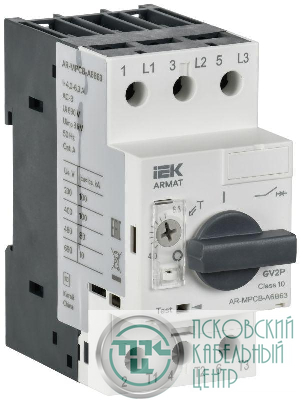 Выключатель автоматический защиты двигателя ARMAT A6 GV3P 4-6.3А IEK AR-MPCB-A6B63