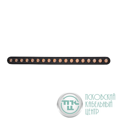 Светильник светодиодный трековый MTR16 1218 18Вт 3000К spot 36град. BL IP20 низковольтный Pro черн. JazzWay 5056336