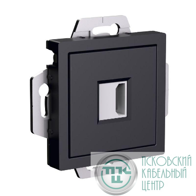 Розетка HDMI AtlasDesign механизм карбон SE ATN001080