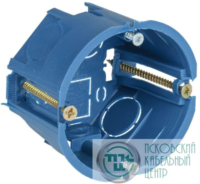 Коробка установочная СЗ 68х45 для полых стен пластик. лапки IEK UKG10-068-045-000-P-U