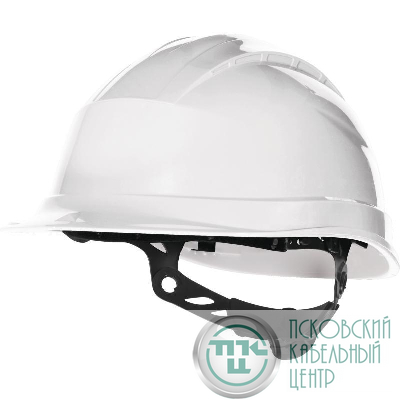 Каска защитная QUARTZ UP III без вентил. с храповым механизмом бел. Delta Plus QUARUP3BC