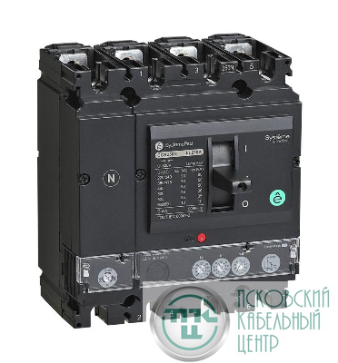 Выключатель автоматический SYSTEMEPACT CCB100 100кА 4P4D S2.2 100А рычаг SE SPC100S10022L4DF