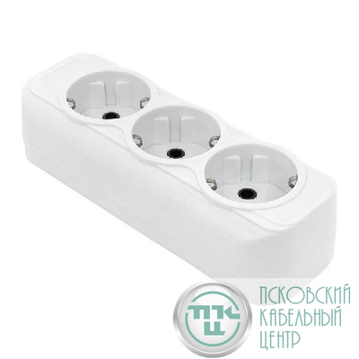 Колодка удлинителя 3-м с заземл. 16А Эксперт 3.5кВт EKF AKB16-3