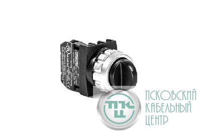 Переключатель 0-1 с фиксацией (1НО) H установочный 30мм EMAS H100S20