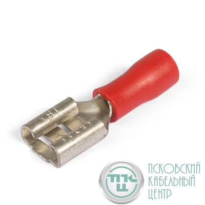 Разъем кабельный плоский изолир. "мама" РПИ-М 1.5–(6.3) ПРОФИ (уп.100шт) КВТ 108588