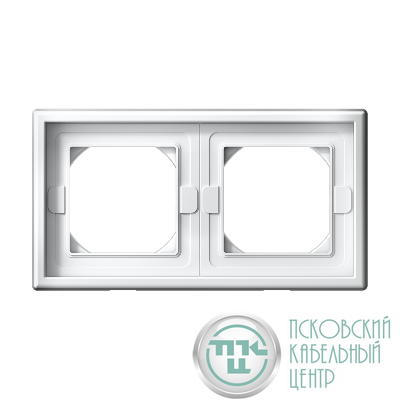Рамка 2-м ArtGallery IP44 бел. SE GAL440102
