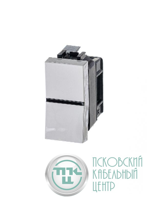 Механизм выключателя 1-кл. с клавишей 1мод. Zenit бел. ABB 2CLA210100N1101