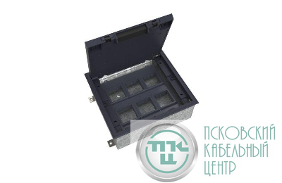 Люк MultiDesk MDK10 на 12мод. IP40 с монтажной коробкой для бетонных полов SE MDK10212