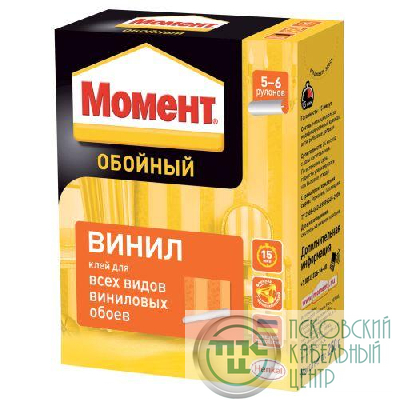 Клей обойный Винил 200г Момент Б0008052