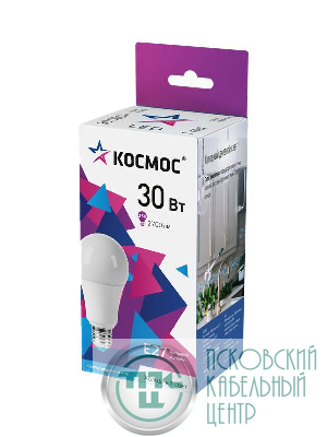 Лампа светодиодная А70 30Вт 6500К Е27 174-265В КОСМОС LkecLED30wA70E2765