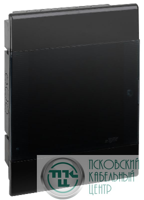 Щиток СП Тусо 24мод. с двер. 415х299х103мм черн. Ruvinil 68124Ч