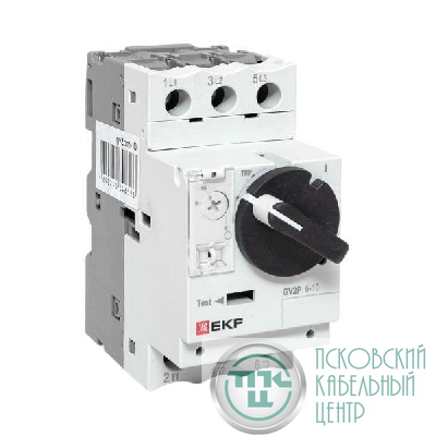 Выключатель автоматический для защиты двигателя GV2P 6.3-10А EKF gv2pm-10