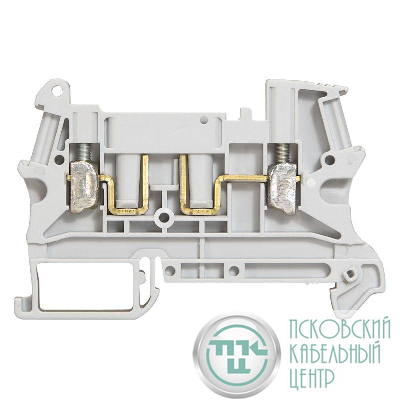 Блок клеммный Viking3 2.5кв.мм шаг 6мм открытая Leg 037180