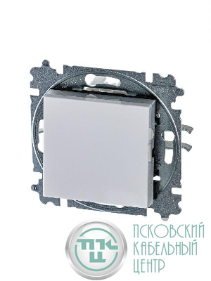 Выключатель 1-кл. СП Levit IP20 бел./ледяной ABB 2CHH590145A6001