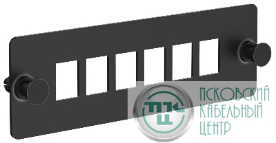 Планка для 6-ти адаптеров оптических SC или LC-Duplex черн. ITK OP05-6SC