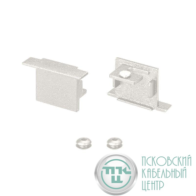 Заглушка SL-LINE-3523 WHITE глухая металл (комплект) Arlight 043123