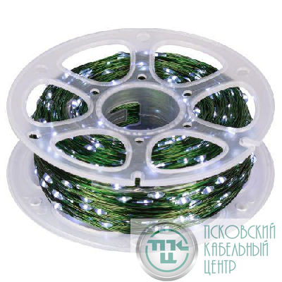 Гирлянда светодиодная "Нить" 100м 1000microLED холод. бел. IP44 220В ENIN-1000W Эра Б0060430