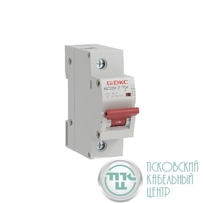 Выключатель автоматический модульный max типа MD125H 10кА 1п C 100А YON MD125H-1PC100