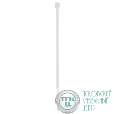 Хомут кабельный (стяжка) PCT 2.5х100-100WH 2.5х100 PA6.6 бел. (уп.100шт) JazzWay 5053526