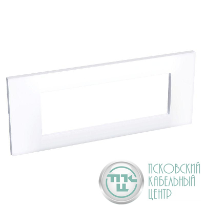 Рамка 1-м Altira 3х45 горизонт. RAL9003 бел. SchE ALB44656