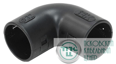 Поворот открывающийся на 90град. CI32G черн. IEK CTA10D-CIG32-K02-025