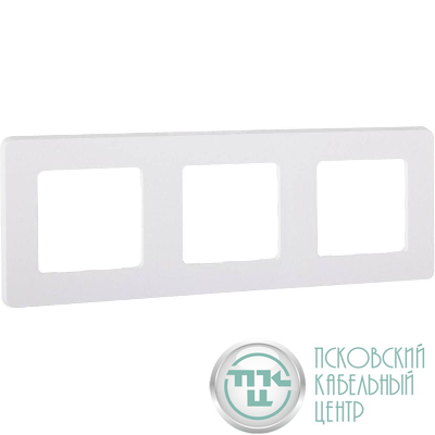 Рамка 3-м СП Inspiria IP20 бел. IEK 673950