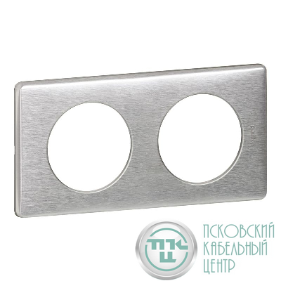 Рамка 2-м Celiane алюм. Leg 068922
