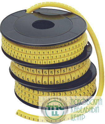 Маркер каб. МКЗ-6мм "1" (уп.350шт) IEK UMK30-1