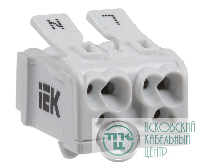 Клемма пружинная соединительная КСПн2-L+N IEK UKZ-B06-2P-F1-E0-10