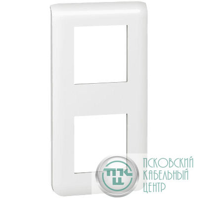Рамка 2-м 4мод. Mosaic New разъем. верт. Leg 078822
