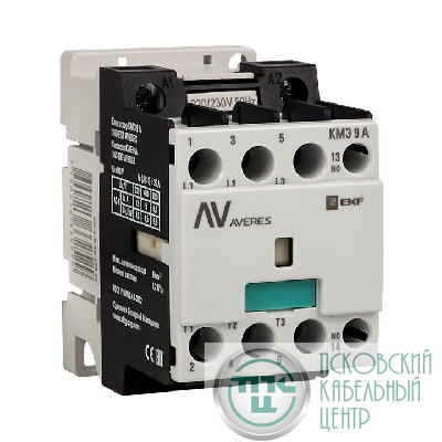 Контактор КМЭ 9А 1NO 400В АС AVERES EKF ctr-s-9-10-400-av