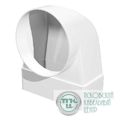 Переходник СККП d100 90град. 55х110 пластик ERA 511СК10КП