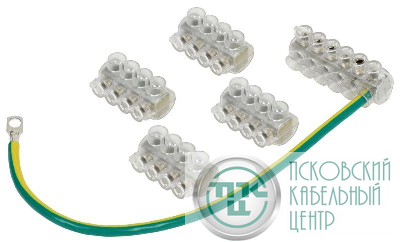 Набор колодок клеммных НК-2 (4хKE10.1+KE10.3 SV15.5) IEK UZK-NKK-155