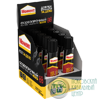 Клей "Момент 88" 30мл шоу-бокс 1139012 Момент C0036684