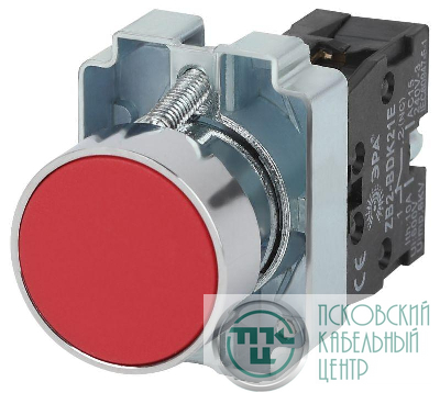 Кнопка управления LAY5-BA42 без подсветки красн. 1р BBT61-BA-K04E ЭРА Б0045667