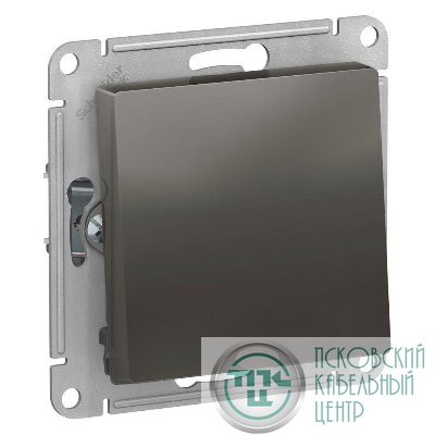 Переключатель проходной 1-кл. СП AtlasDesign 10А IP20 (сх. 6) 10AX механизм сталь SE ATN000961