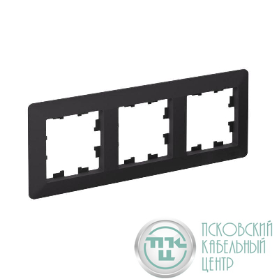 Рамка 3-м AtlasDesign Air карбон/дым. черн. SE ATN221003