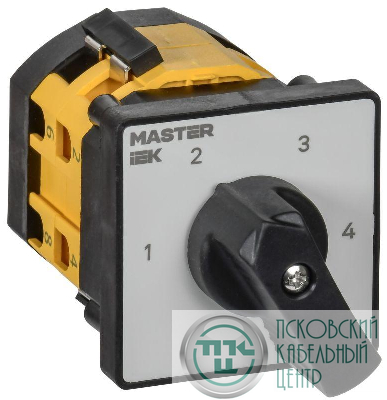 Переключатель кулачковый 10А (сх. 83) стандартная рукоятка IEK MI-CS10-010-083