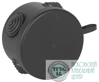 Коробка Тусо распаячная для ОП 70х50мм УХЛ1 черн. Ruvinil 67020МЧ