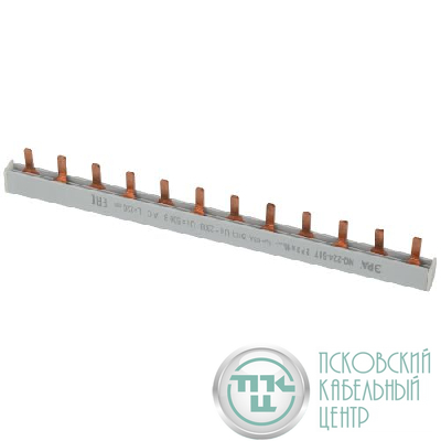 Шина соединительная PIN (штырь) 2п 63А 22см 12мод. Эра Б0067466