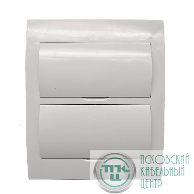 Бокс пластиковый ЩРВ-П-24 IP41 бел. (бел. дверца) Rexant 11-0225