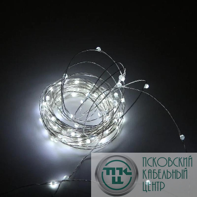 Гирлянда "Нить" LDMS120-CW 120 бел. ярких минисветодиодов 12м с контроллером уличная SHLights 4690601042965
