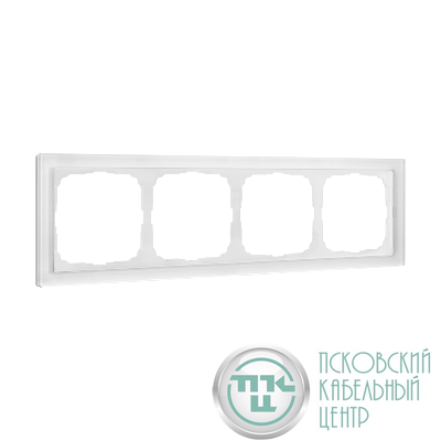 Рамка 4-м ArtGallery Pure органич. стекло бел. SE GAL320104