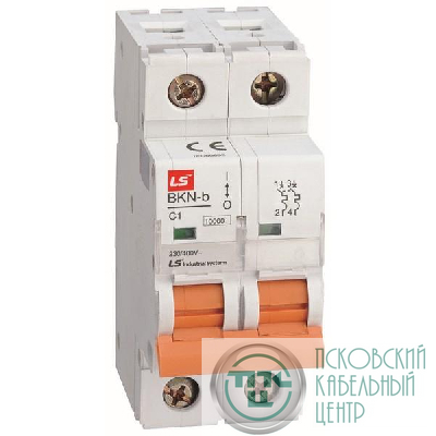 Выключатель автоматический модульный 2п B 6А 10кА BKN-b LS Electric 061206218B