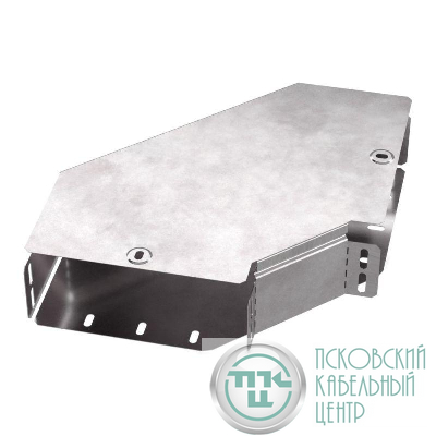 Угол для лотка горизонтальный 90град. 200х80 Стандарт с крышкой Промрукав PR16.0418