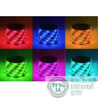 Лента светодиодная LS5050 -7.2-30-12-RGB-IP65-1 year-5m RGB (уп.5м) Эра Б0059918