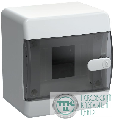 Корпус ЩРН-П-4 UNION Compact IP41 черн. прозр. дверь пластик. IEK UIC-KP12-N-04-41-K01