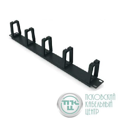 Организатор кабельный 19дюйм с кольцами 1U SchE DCXHCM19XX-1U